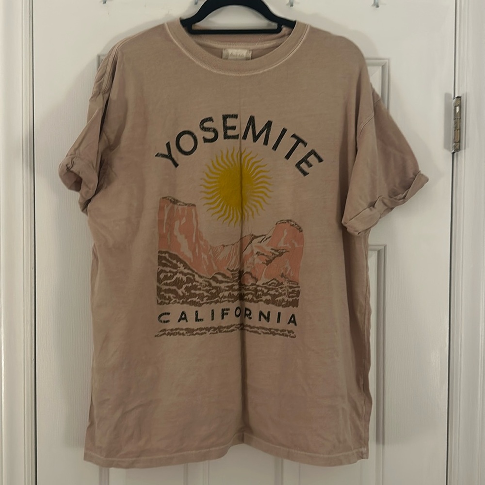 Altar’d State Oversized Graphic Tee Yosemite California